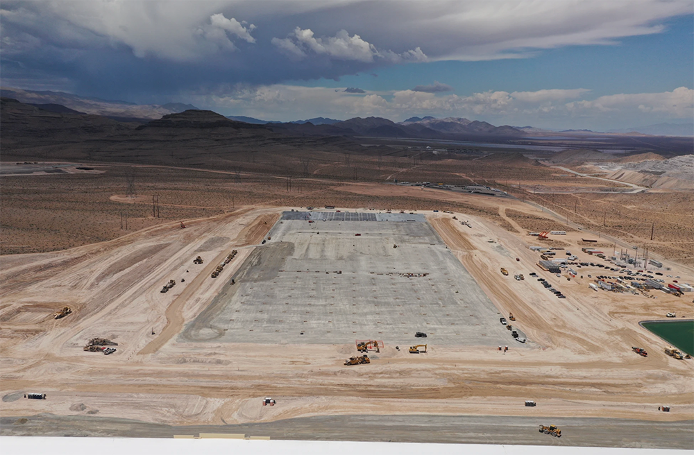 Aeriel view of the North Las Vegas development being built.